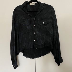 B. Original by Shoe Fly Button Down Blouse